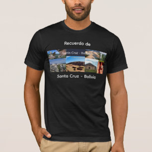 Camiseta Recuerdo de Santa Cruz Bolivia