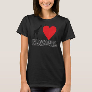 Camiseta Recuerdo de Tanzania para hombres mujeres