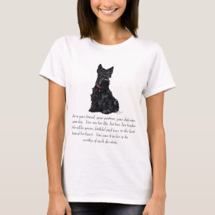 Camiseta Recuerdo de Terrier Escocés - HEMBRA