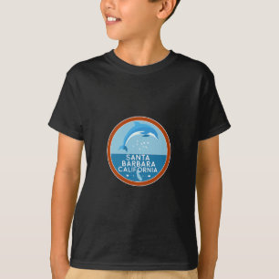 Camiseta Recuerdo de vacaciones de delfines de Santa Bárbar