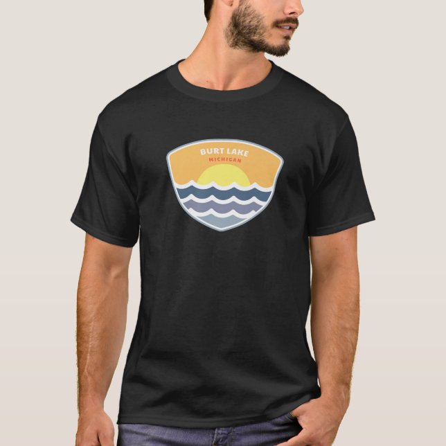 Camiseta Recuerdo de vacaciones de sol en Burt Lake Michiga (Anverso)