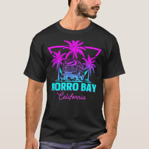 Camiseta Recuerdo de vacaciones de vaporwave de playa Morro