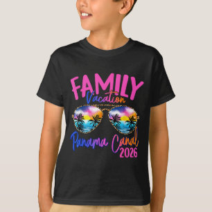 Camiseta Recuerdo de vacaciones en Panamá C 2026 para famil