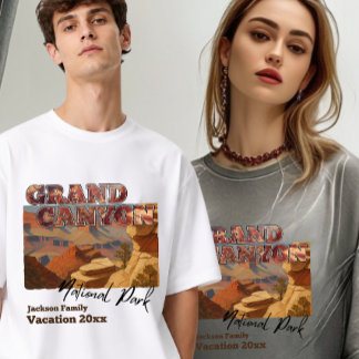Camiseta Recuerdo de vacaciones familiares en el Gran Cañón