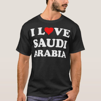 Camiseta Recuerdo de Viaje de País Me Encanta Arabia Saudit