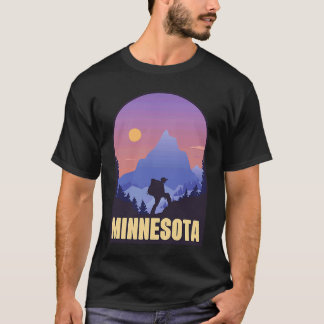 Camiseta Recuerdo de viaje de senderismo por el estado de M