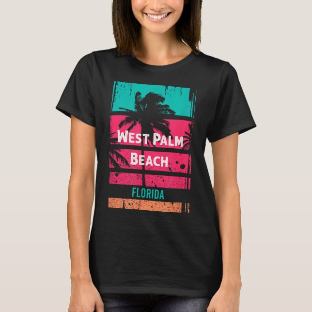 Camiseta Recuerdo de West Palm Beach - Florida Reminder (Anverso)