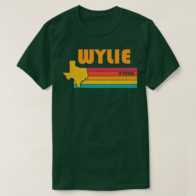 Camiseta Recuerdo de Wylie Texas Vintage (Diseño del anverso)