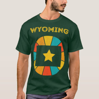 Camiseta Recuerdo de Wyoming Vintage con problemas 1