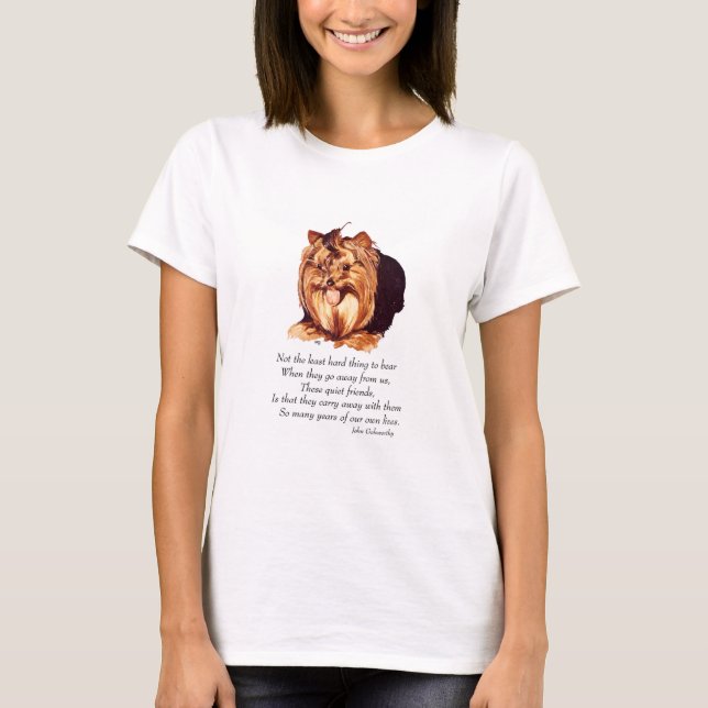 Camiseta Recuerdo de Yorkshire Terrier (Anverso)