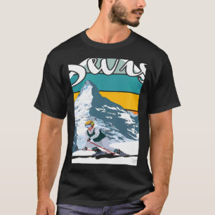 Camiseta Recuerdo del Parque Nacional Suizo Suiza Montañas