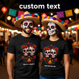 Camiseta 🌹 recuerdo florece: Homenaje al Día de Muertos 🌹