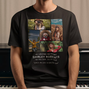 Camiseta Recuerdo Foto Collage Memorial 5 x