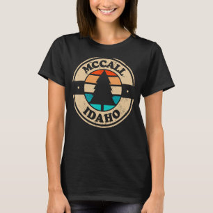 Camiseta Recuerdo gráfico retro 70 de Mccall Idaho ID