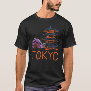 Camiseta Recuerdo japonés de Tokyo City para hombres 3