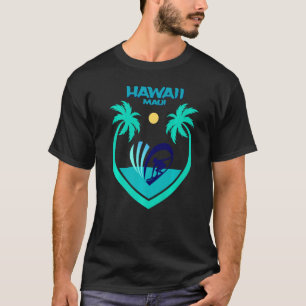 Camiseta Recuerdo Maui Hawaii Surf Oahu Playa Palmeras Aloh