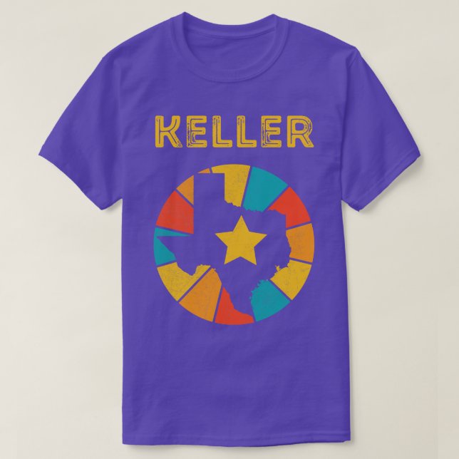 Camiseta Recuerdo molesto de la época de Texas Keller 1 (Diseño del anverso)