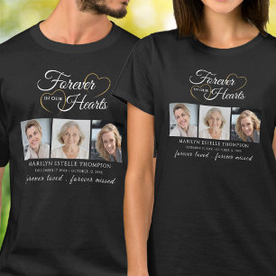 Camiseta Recuerdo Para Siempre En Nuestros Corazones 3 Foto