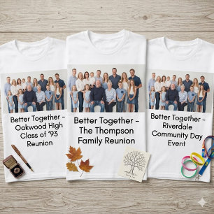 Camiseta Recuerdo personalizado de evento de grupo con foto