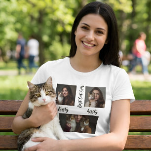 Camiseta Recuerdo personalizado simple de foto y nombre de 