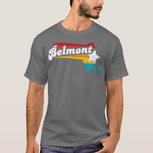 Camiseta Recuerdo perturbado de época de Belmont Massachuse