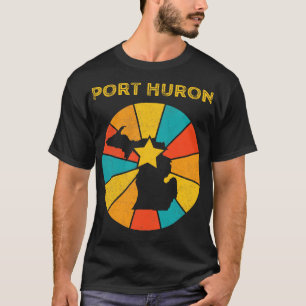 Camiseta Recuerdo perturbado de Port Huron Michigan 1