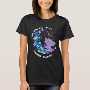 Camiseta Recuerdo por ti Alzheimer Awareness Elephant