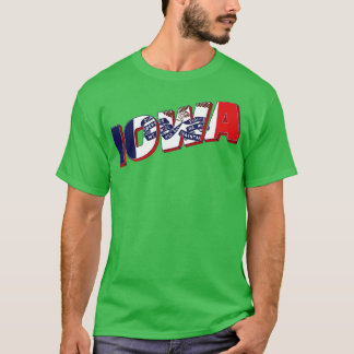 Camiseta recuerdo retro de estilo vintage de Iowa 2
