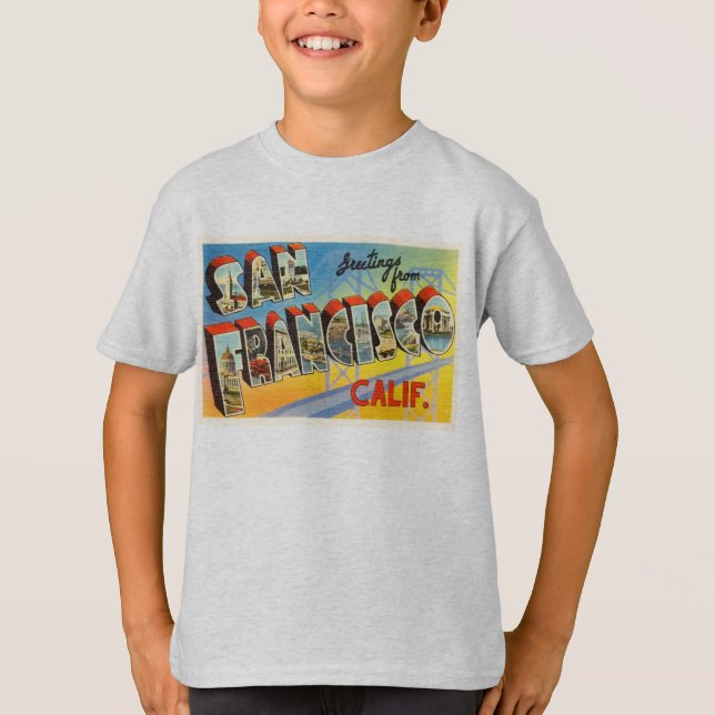 Camiseta Recuerdo viejo del viaje de San Francisco (Anverso)