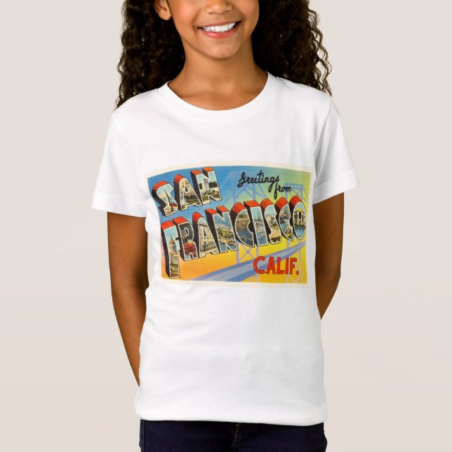 Camiseta Recuerdo viejo del viaje de San Francisco (Anverso)