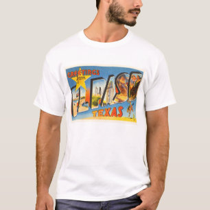 Camiseta Recuerdo viejo del viaje del vintage de El Paso