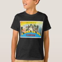 Recuerdo viejo del viaje del vintage de Miami la
