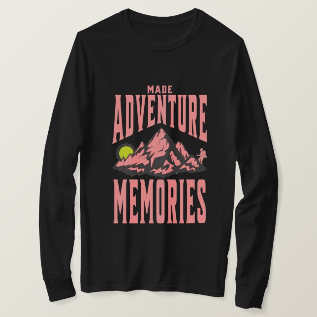 Camiseta Recuerdos de aventura bebé (Anverso del diseño)