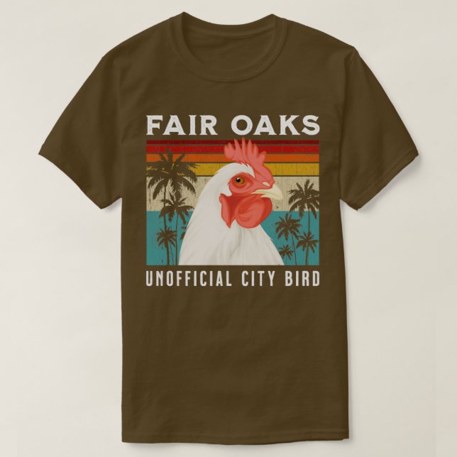 Camiseta Recuerdos de aves de la ciudad no oficial de Fair  (Diseño del anverso)