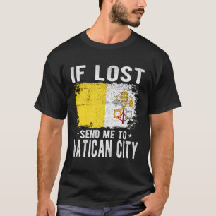 Camiseta Recuerdos De Bandera De La Ciudad Del Vaticano - S