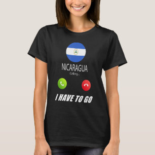 Camiseta Recuerdos De Bandera De Nicaragua Que Nicaragua Es