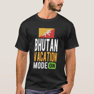 Camiseta Recuerdos de Bután - Viajes - Modo de vacaciones d