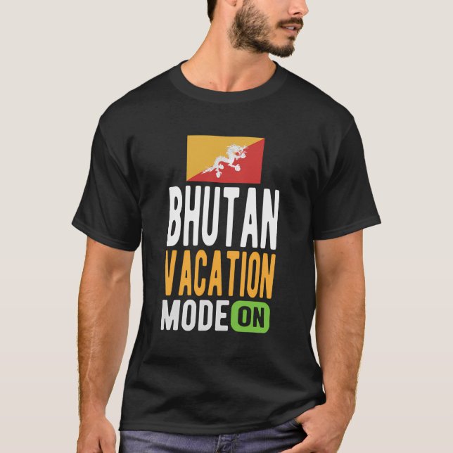 Camiseta Recuerdos de Bután - Viajes - Modo de vacaciones d (Anverso)