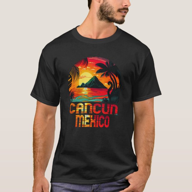 Camiseta Recuerdos de Cancún México 2023 (Anverso)