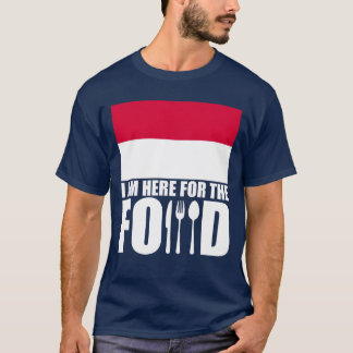 Camiseta recuerdos de comida de viaje familiar Mónaco