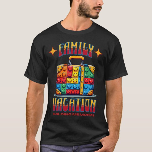 Camiseta Recuerdos de construcción de edificios de vacacion (Anverso)