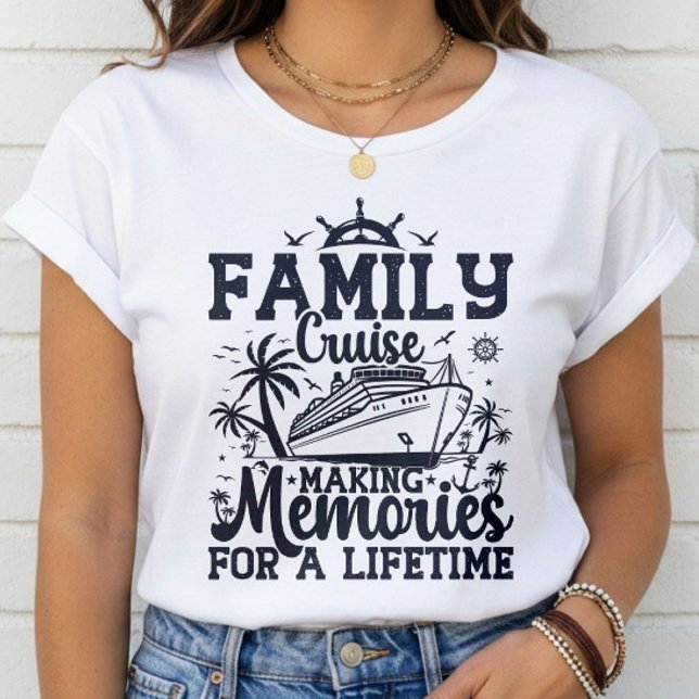 Camiseta Recuerdos de crucero familiar de vacaciones Escuad (Subido por el creador)