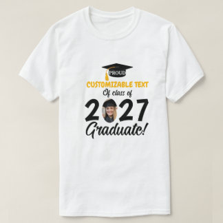 Camiseta Recuerdos de graduación familiares con foto modern