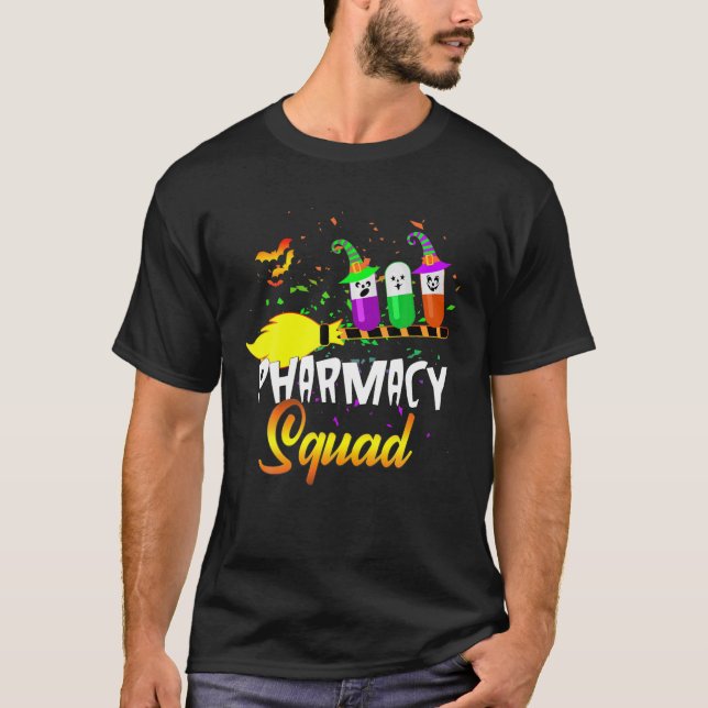 Camiseta Recuerdos de Halloween divertidos de la escuadra d (Anverso)