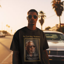 Camiseta Recuerdos de honor: Monumento fotográfico personal