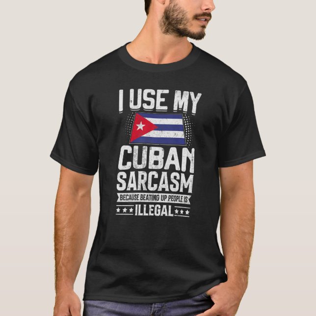 Camiseta Recuerdos de la bandera cubana para hombres y muje (Anverso)
