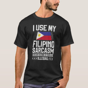 Camiseta Recuerdos de la bandera de Filipinas para hombres 