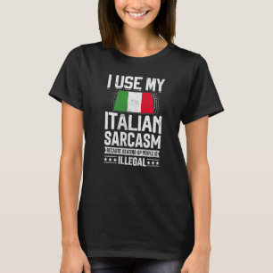 Camiseta Recuerdos de la bandera italiana para hombres y mu
