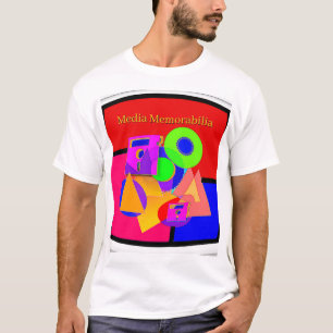 Camiseta Recuerdos de Medios Hombres Diversión Blanca