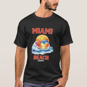 Camiseta Recuerdos de Miami Beach Florida Modo de Vacacione